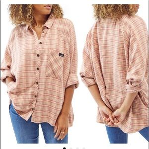 Brendan plaid flannel button-up